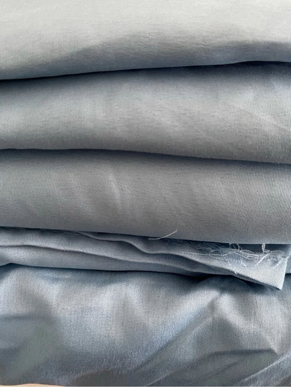 Luxury Home Bedding Sheet Set in Light Blue